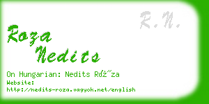 roza nedits business card